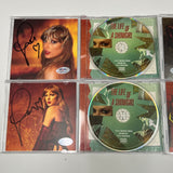 Taylor Swift Signed CD Cover Bundle Framed PSA/DNA The Life of a Showgirl