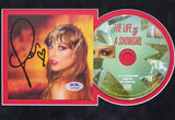 Taylor Swift Signed CD Cover Custom Framed PSA/DNA The Life of a Showgirl