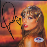 Taylor Swift Signed CD Cover Framed PSA/DNA The Life of a Showgirl