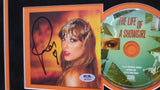 Taylor Swift Signed CD Cover Custom Framed PSA/DNA The Life of a Showgirl