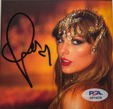 Taylor Swift Signed CD Cover Framed PSA/DNA The Life of a Showgirl