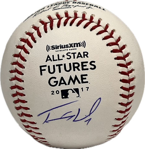 Tomas Nido signed baseball BAS Beckett Mets Autographed Futures Game 2017