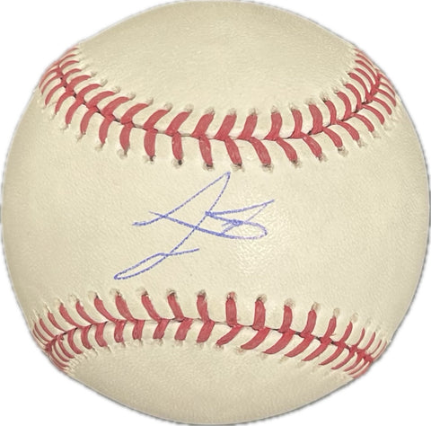 Tre Morgan signed Rawlings MLB baseball PSA/DNA Autographed