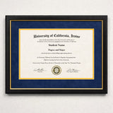 DIY Diploma Framing Kit – Frame, Plexiglass & School Color Mats