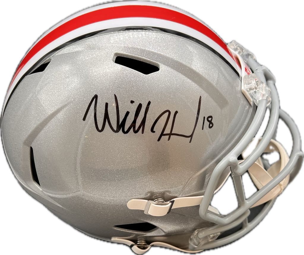 autographed ohio state football helmet memorabilia Will Howard Signed Full Size Speed Replica Helmet PSA/DNA Autographed – Golden State Memorabilia