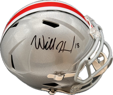 Will Howard Signed Full Size Speed Replica Helmet PSA/DNA Autographed Ohio State