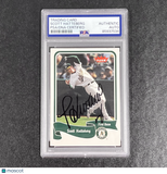 2004 Fleer Tradition #290 Scott Hatteberg Signed Card Auto PSA Slabbed Athletics