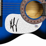 Morgan Evans Signed Guitar PSA Autographed