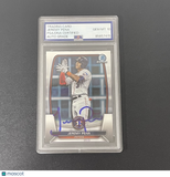 2023 Topps Bowman Chrome#61 Jeremy Pena Signed Card Auto 10 PSA Slabbed Astros