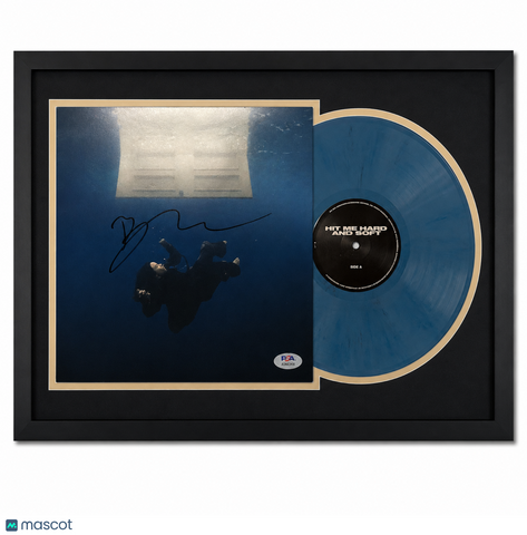 Billie Eilish Signed Hit Me Hard and Soft Custom Framed Vinyl Album Insert PSA