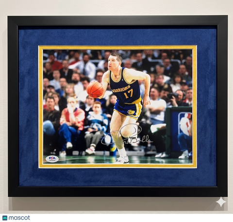 Chris Mullin Golden State Warriors Signed 11x14 Custom Framed Photo PSA