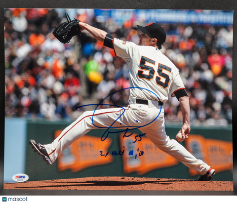 Tim Lincecum Signed 11x14 Photo San Francisco Giants