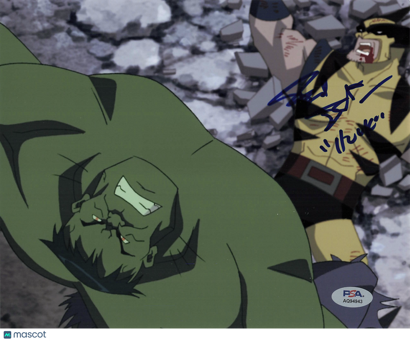 Fred Tatasciore signed 8x10 Photo Hulk PSA Autographed