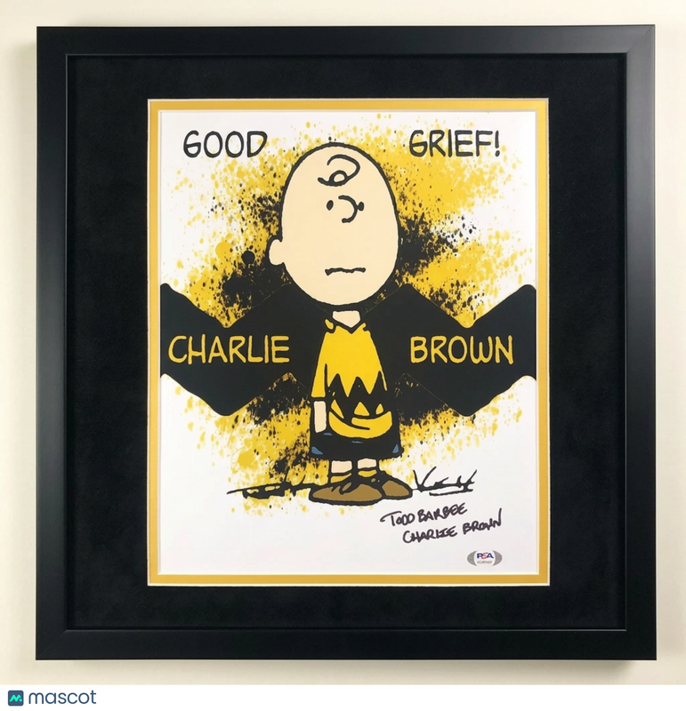 Todd Barbee Signed 11x14 Framed Photo Peanuts PSA Autographed
