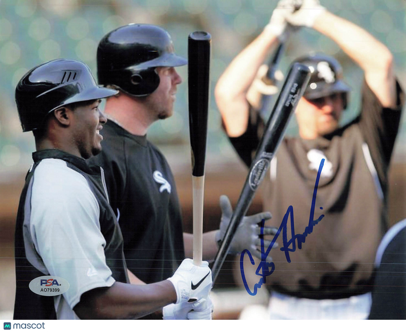 Courtney Hawkins Chicago White Sox Signed 8x10 Photo PSA