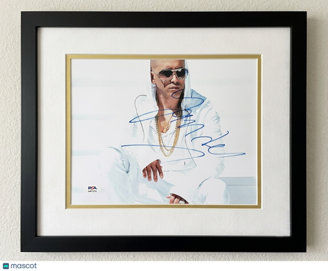 Yandel Signed 8x10 Custom Framed Photo PSA Autographed
