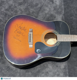 Justin Bieber Signed Guitar PSA Authentic Autographed Music