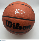 Alex Sarr Washington Wizards Signed Basketball BAS Autographed