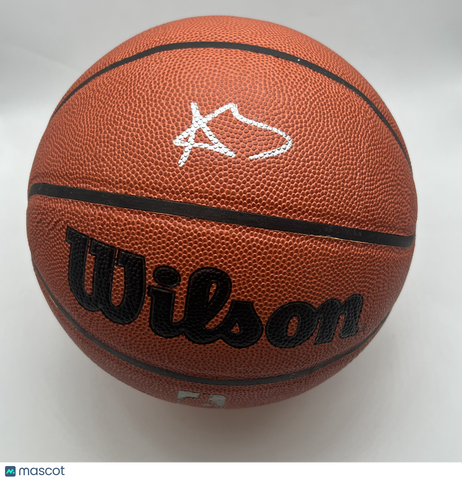 Alex Sarr Washington Wizards Signed Basketball BAS Autographed