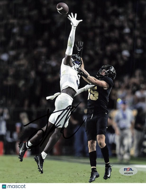 Joey Porter Jr Signed Penn State Nittany Lions Football Photo PSA Autographed
