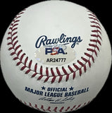 Tanner Roark Signed MLB Baseball PSA Washington Nationals