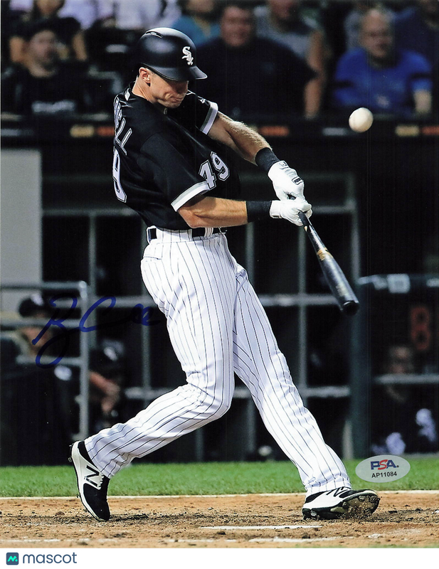 Ryan Cordell Chicago White Sox Signed 8x10 Photo PSA