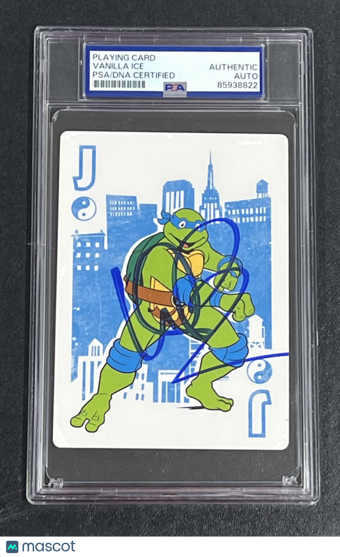 2022 Viacom Overseas Holdings C.V Vanilla Ice  Signed Card Auto PSA Slabbed