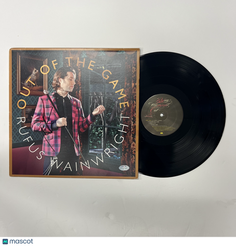 Rufus Wainwright Signed Out of the Game Album Vinyl PSA