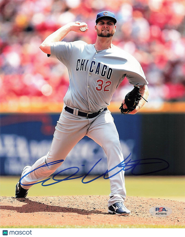 Chris Volstad Chicago Cubs Signed 8x10 Photo PSA