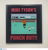 Mike Tyson Signed Custom Framed Boxing 16x20 Photo PSA Autographed