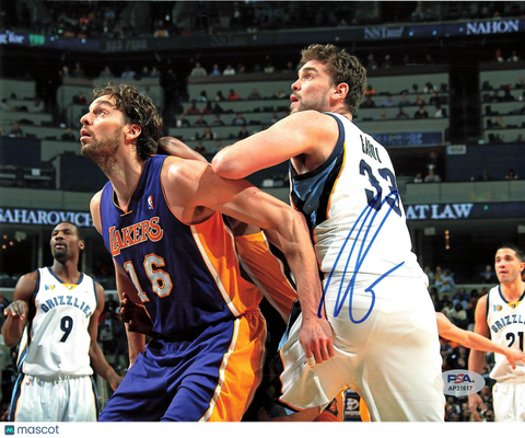 Marc Gasol Signed 8x10 Photo PSA Memphis Grizzlies