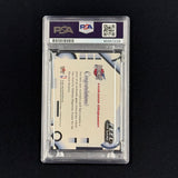 2000–01 Fleer Feel the Game Hakeem Olajuwon Signed Card Auto 10 PSA Slab Rockets