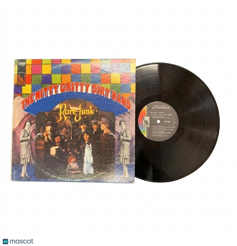 The Nitty Gritty Dirt Band Signed Rare Junk Vinyl PSA Album Autographed