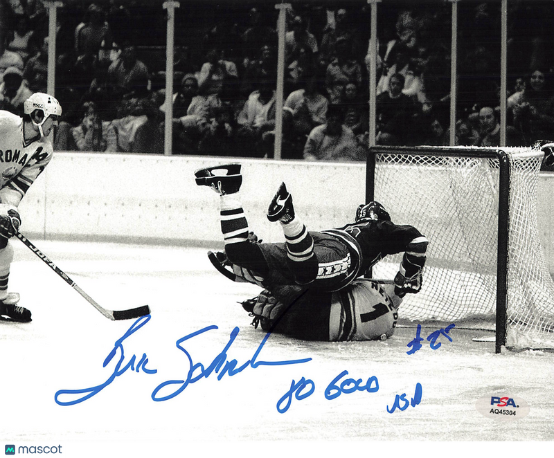 Buzz Schneider Signed Hockey 8x10 Photo PSA Autographed