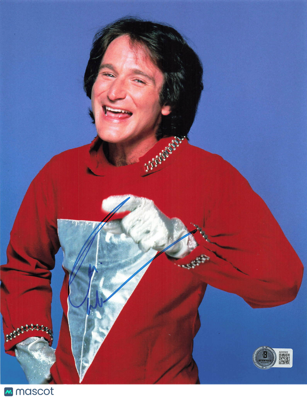 Robin Williams Signed 8x10 Photo BAS Autographed Mork & Mindy