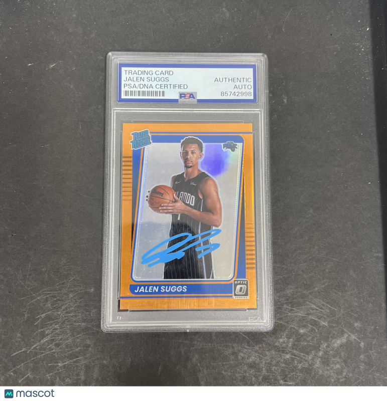 Jalen Suggs 2021-22 Panini Donruss Optic Basketball#179 Signed Card PSA Auth