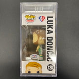 Luka Doncic signed Funko Pop #128 PSA Encapsulated Autographed Luka Doncic