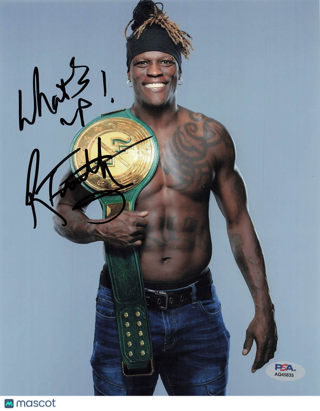 R-Truth Signed Wrestling 8x10 Photo PSA Autographed