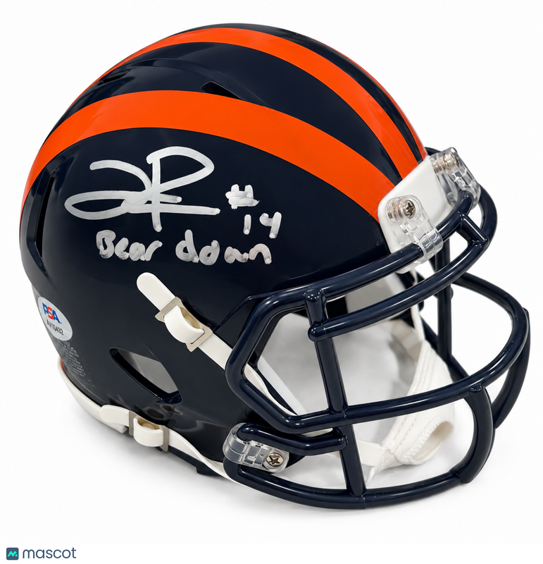 Kalif Raymond Signed Mini Helmet PSA Chicago Bears Autographed