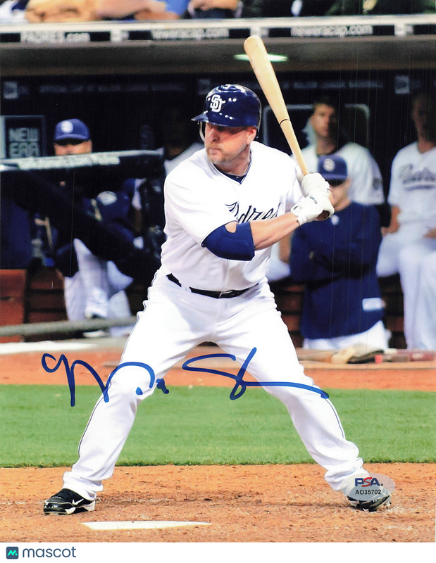 Matt Stairs San Diego Padres Signed 8x10 Photo PSA