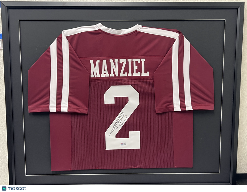 Johnny Manziel Signed Framed Jersey TRISTAR Texas A&M Aggies