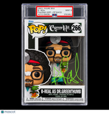 B-Real Signed Cypress Hill Dr. Greenthumb Encap Funko #266 PSA Auto 9