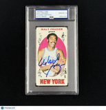 1969-70 TCG #98 Walt Frazier  Signed Card Auto 10 PSA Slabbed Knicks