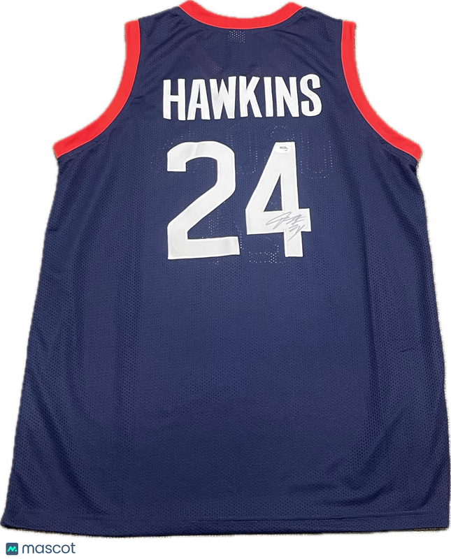Jordan Hawkins Signed Jersey PSA UConn Huskies Autographed