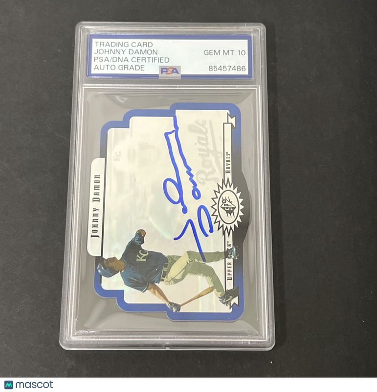 1996 Upper Deck Spx #31 Johnny Damon Die-Cut signed card PSA Auto 10 Royals