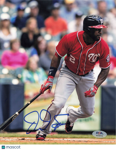 Denard Span Washington Nationals Signed 8x10 Photo PSA