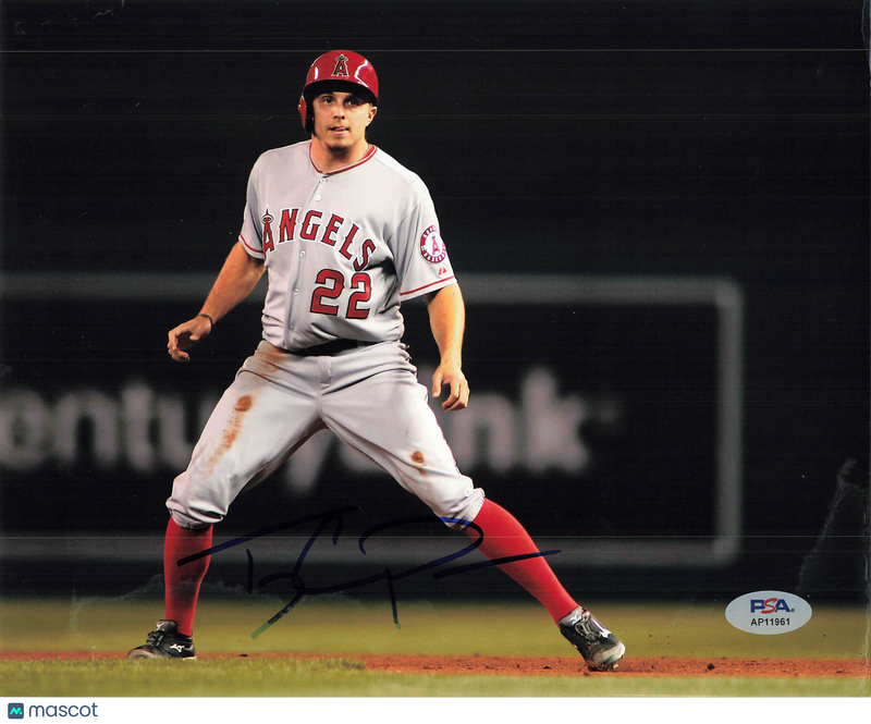 Tony Campana Los Angeles Angels Signed 8x10 Photo PSA