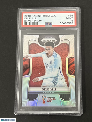 2018 Panini Prizm World Cup #66 Dele Alli PSA 9