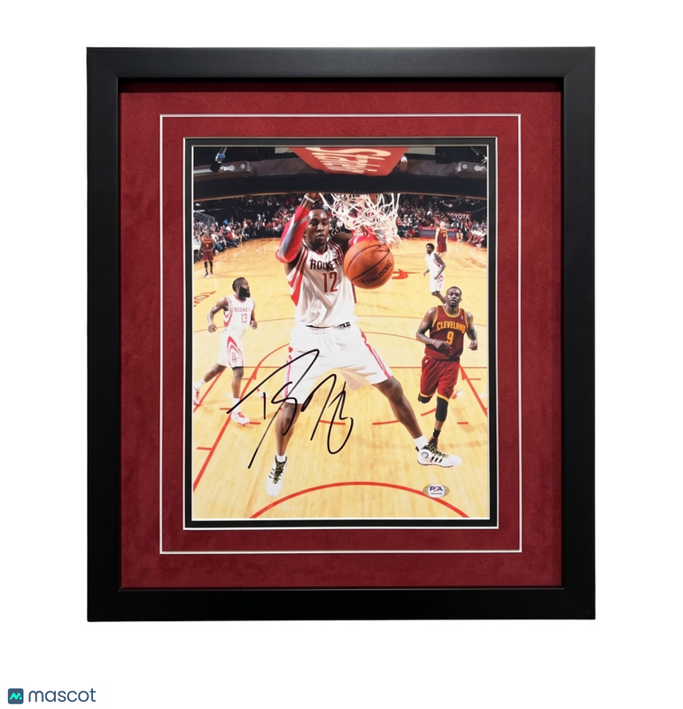 Dwight Howard Houston Rockets Signed Basketball 11x14 Custom Framed Photo PSA