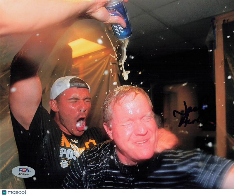 Neal Huntington Pittsburgh Pirates Signed 8x10 Photo PSA